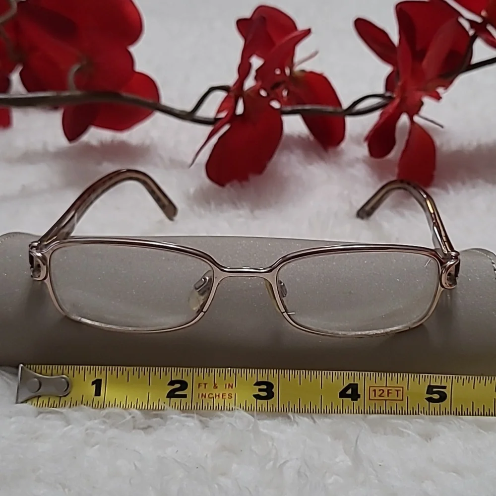 Vintage Burberry Frames Prescription eyeglasses B 1015 1011 preowned Gold Brown